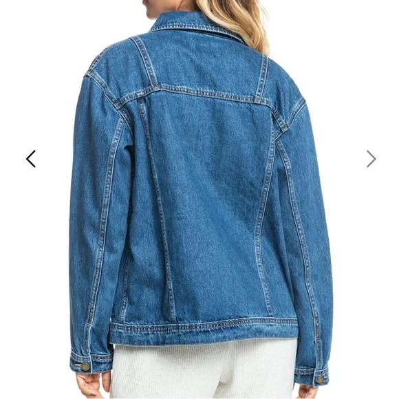 NWT Roxy Mountain Road Denim Jacket